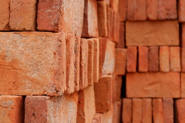 orange brick detail texture