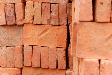 Obraz premium orange brick detail texture