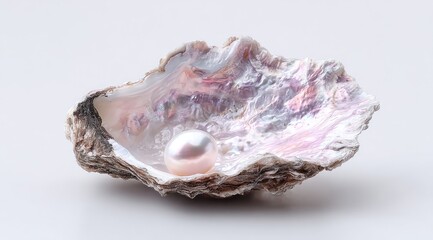 Pearl nestled in an oyster shell