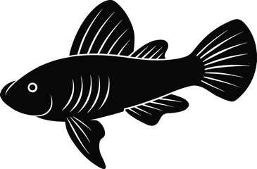 vector illustration of a fish