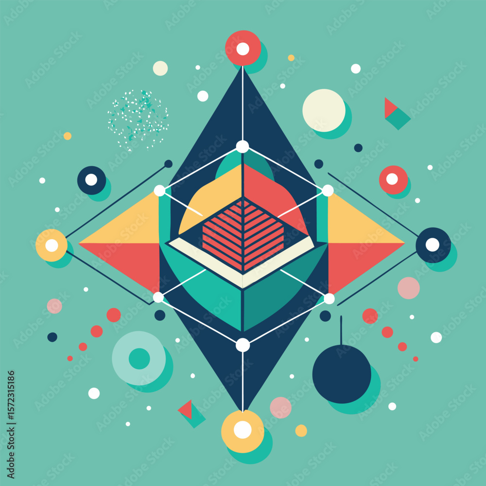 Poster abstract simple geometric vector seamless pattern with gold line texture on white background. light 