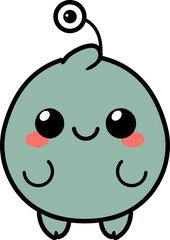Cute Cartoon Monster Icon