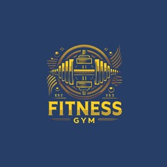 logo per palestra, fitness, posturale