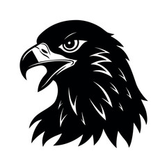 Booted Eagle Angry Face Clipart