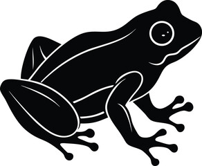 vector illustration of a frog