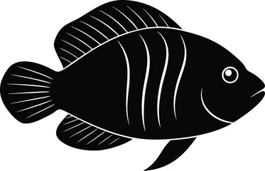 Obraz premium vector illustration of a fish