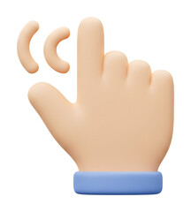 Obraz premium 親指と人差し指、優しく拡大操作 滑らか３D質感