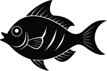 vector illustration of a fish