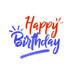 Happy Birthday Typography