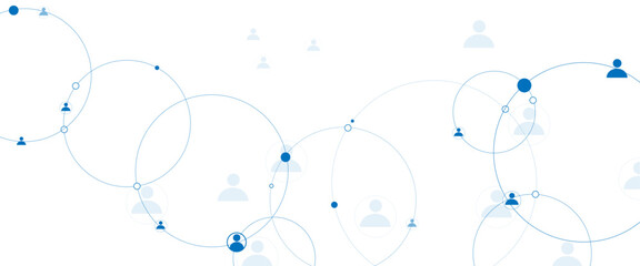 Vectors Big data visualization, Plexus circles connection for global communication and technology futuristic internet network speed connection white background. 