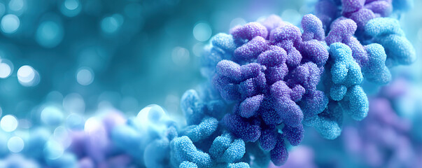 Colorful microscopic view of coral reefs showcasing complex structures and vibrant hues in a serene underwater environment