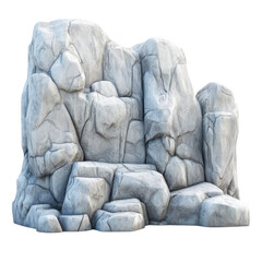 Obraz premium Cliff isolated on transparent background