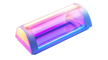 UV transilluminator gel viewer, background isolated on a Transparent background, PNG file.