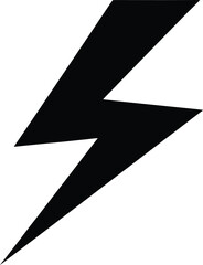 Black Lightning Bolt