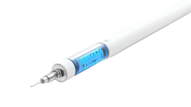 Wireless temperature data probe, background isolated on a Transparent background, PNG file.