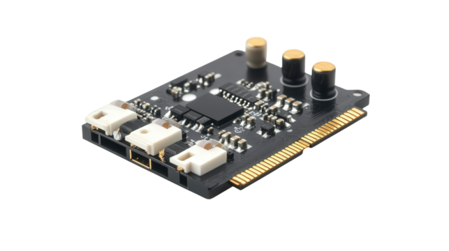 Zigbee communication module, background isolated on a Transparent background, PNG file.