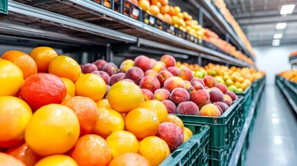 Efficient Fresh Fruit Storage Warehouse with Real-Time Stock Monitoring and Cooling System Control