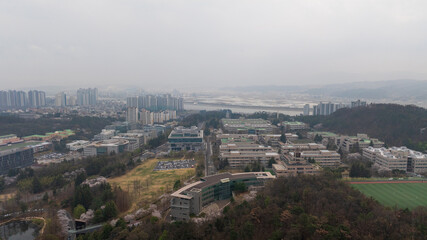 Aerial View POhang university of Science and TECHnology