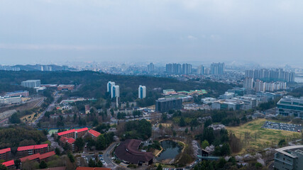 Aerial View POhang university of Science and TECHnology