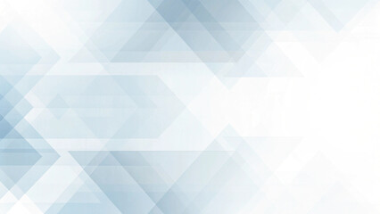 Obraz premium Abstract blue background with a futuristic geometric pattern of light diamond mosaic polygons