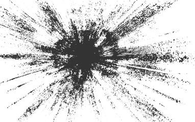 Black ink splatter explosion burst abstract background chaos