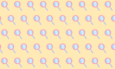 magnifying glass seamless pattern