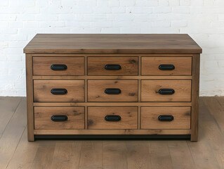 Rustic Wooden Chest of Drawers