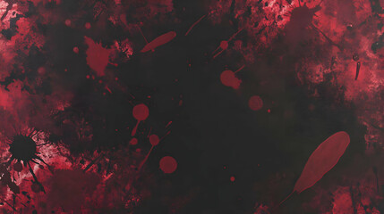 Crimson Abstract Ink Background