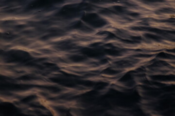 blurry blue ocean