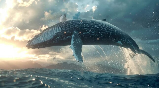 dolphin jumping out of water