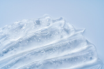 Cooling Blue Gel Backdrop. Fresh Base for Cosmetic Displays, Serum Campaigns and Skincare Social...