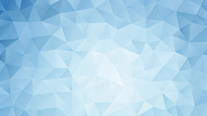 Obraz premium Abstract blue background with a geometric triangle pattern, perfect for a futuristic or mosaic-style design wallpaper