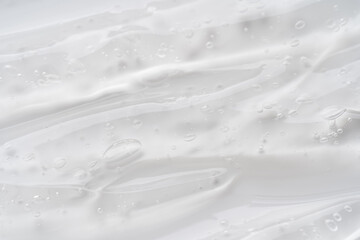Smooth Gel Streak with Pearlescent Shine, Luxury Skincare Texture for High-End Beauty Brand Mockups