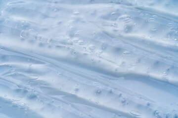 Jelly-Like Cosmetic Gel Swipe. Clean Aesthetic for Moisturizer Mockups, Skincare Flat Lays and Product Visuals