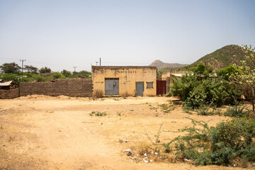 Building in a village in rural Eritrea