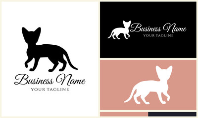 Cat Logo Design Variations. (8)