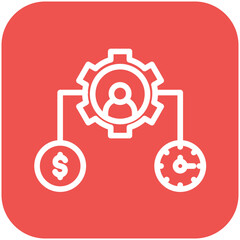 Resource Allocation Icon