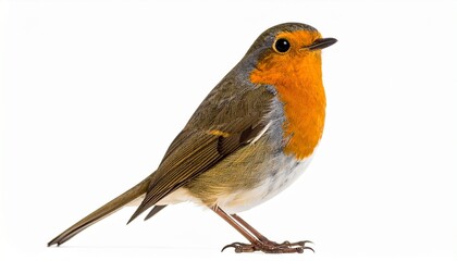 robin on white bg 
