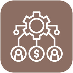 Resource Allocation Icon