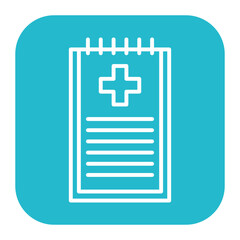 Fototapeta premium Diabetes Care Plan Icon