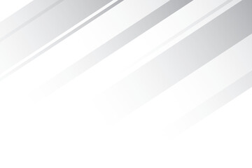 Obraz premium Abstract white and gray diagonal geometric shapes background