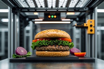 Revolutionary 3D Printed Vegan Burgers Created in Cutting Edge Facility