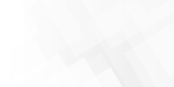 White and gray overlap triangle geometric technology pattern. minimal rectangle randomly arranged white lines transparent background layers overlapping presentation design.