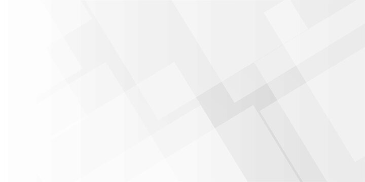 White and gray overlap triangle geometric technology pattern. minimal rectangle randomly arranged white lines transparent background layers overlapping presentation design.