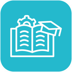 Naklejka premium Study Skills Icon