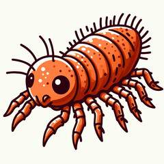 flea vector illustration 