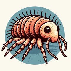 flea vector illustration 