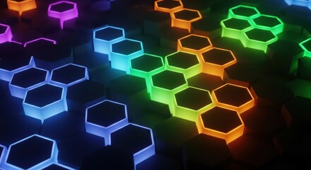 Futuristic Tech Background &ndash; Digital Abstract Design for Technology Concepts