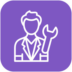 Fototapeta premium Fixer Male Icon