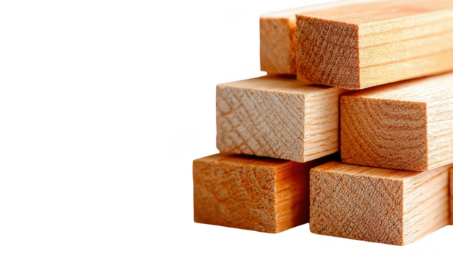 Wood Cubes Stacked